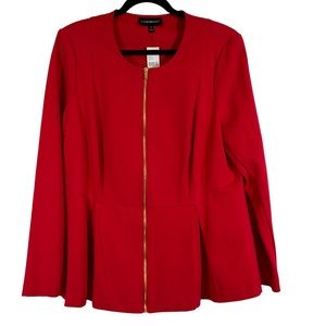 Red jacket Lane Bryant size 18 New with tags